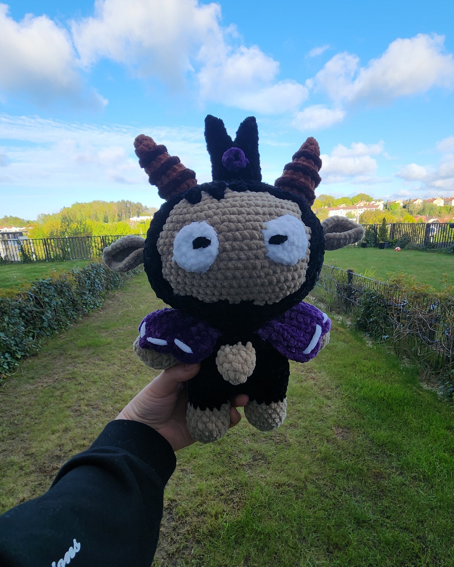 Goat with Black Crown