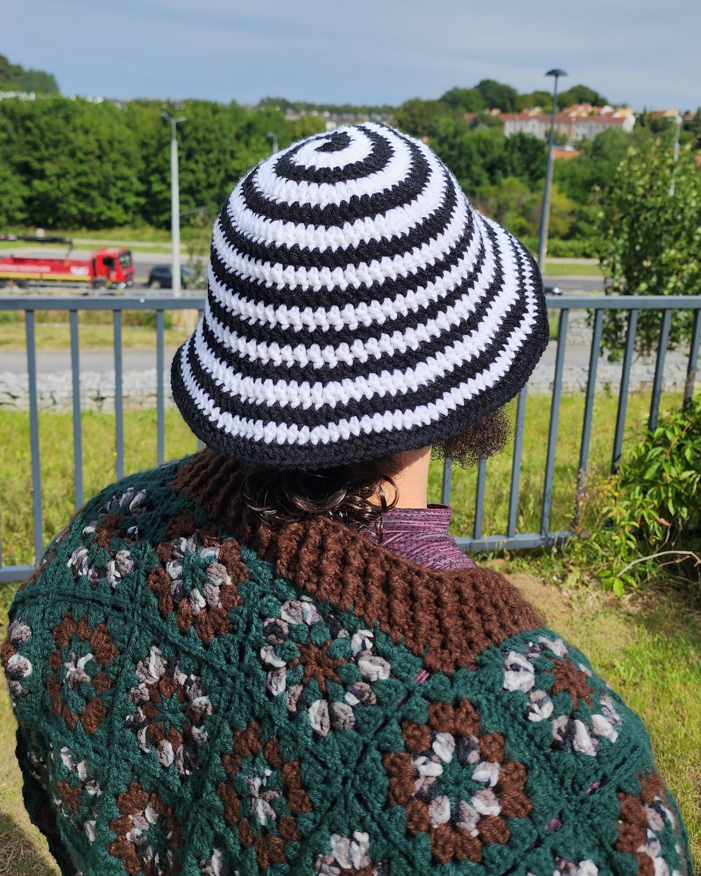 Custom Crochet Spiral Bucket Hat (Made-to-Order)