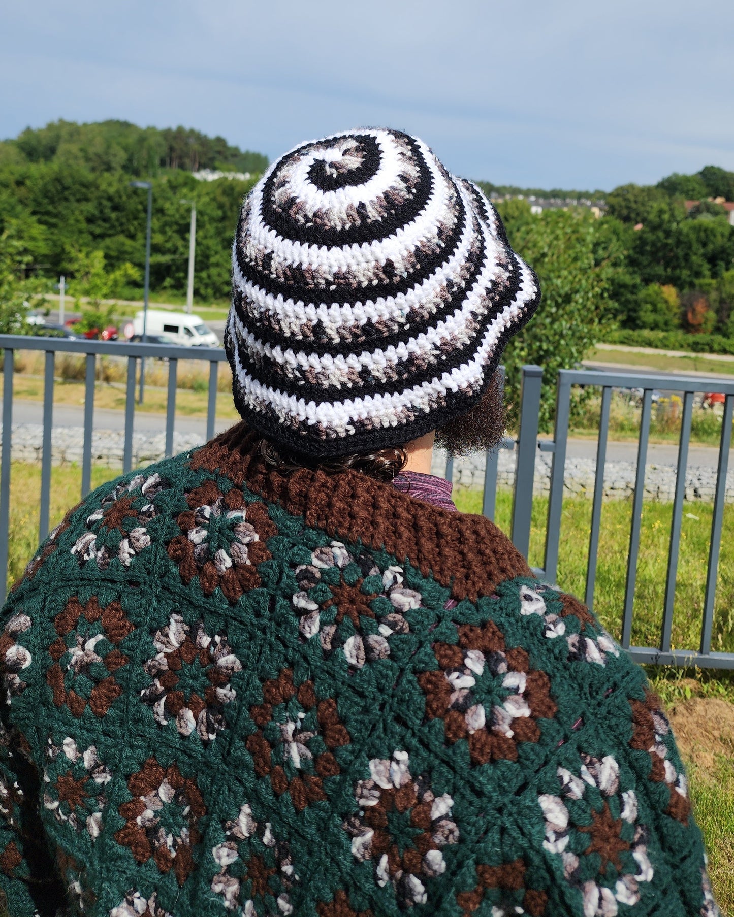 Custom Crochet Spiral Bucket Hat (Made-to-Order)