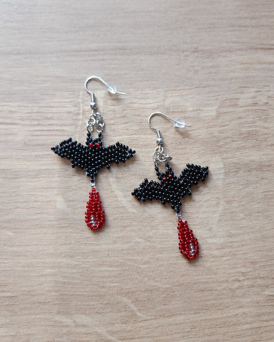 Bat Dangle Earrings