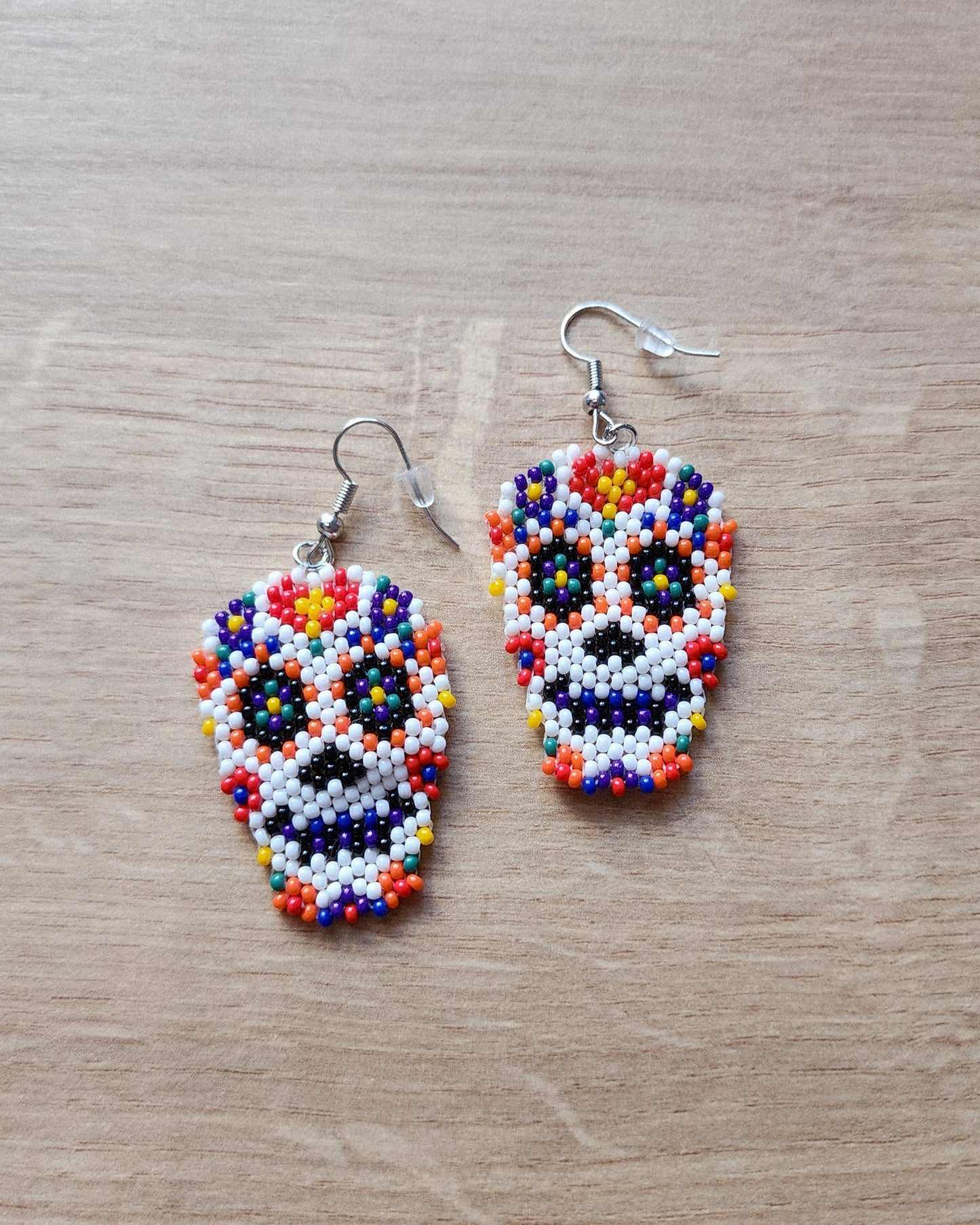 Día de los Muertos Calavera Skull Earrings