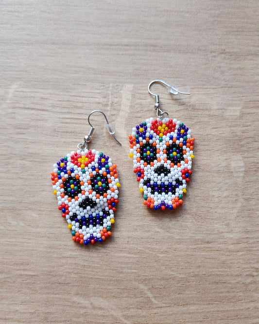 Día de los Muertos Calavera Skull Earrings