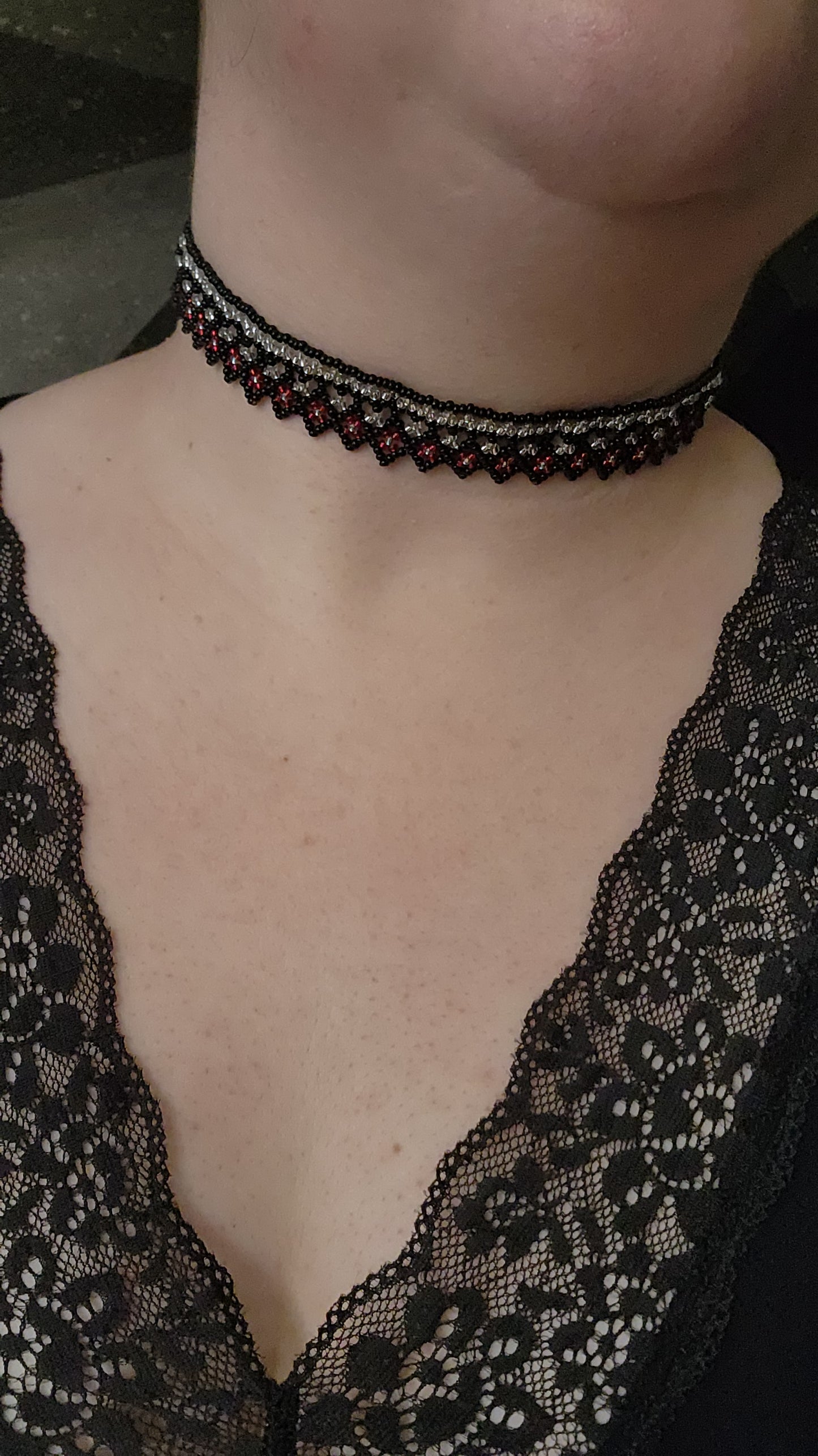 Black & Red Choker