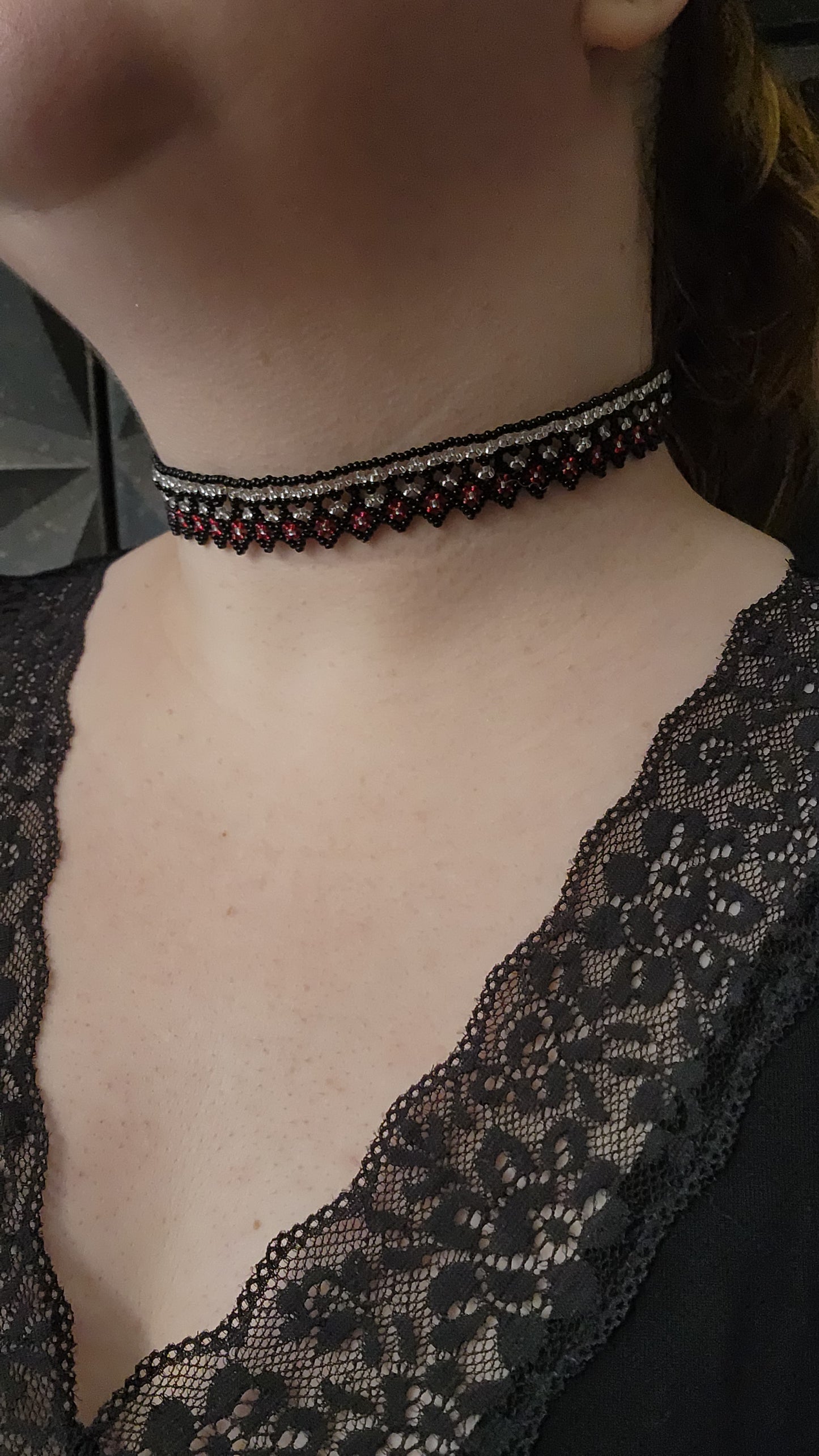 Black & Red Choker