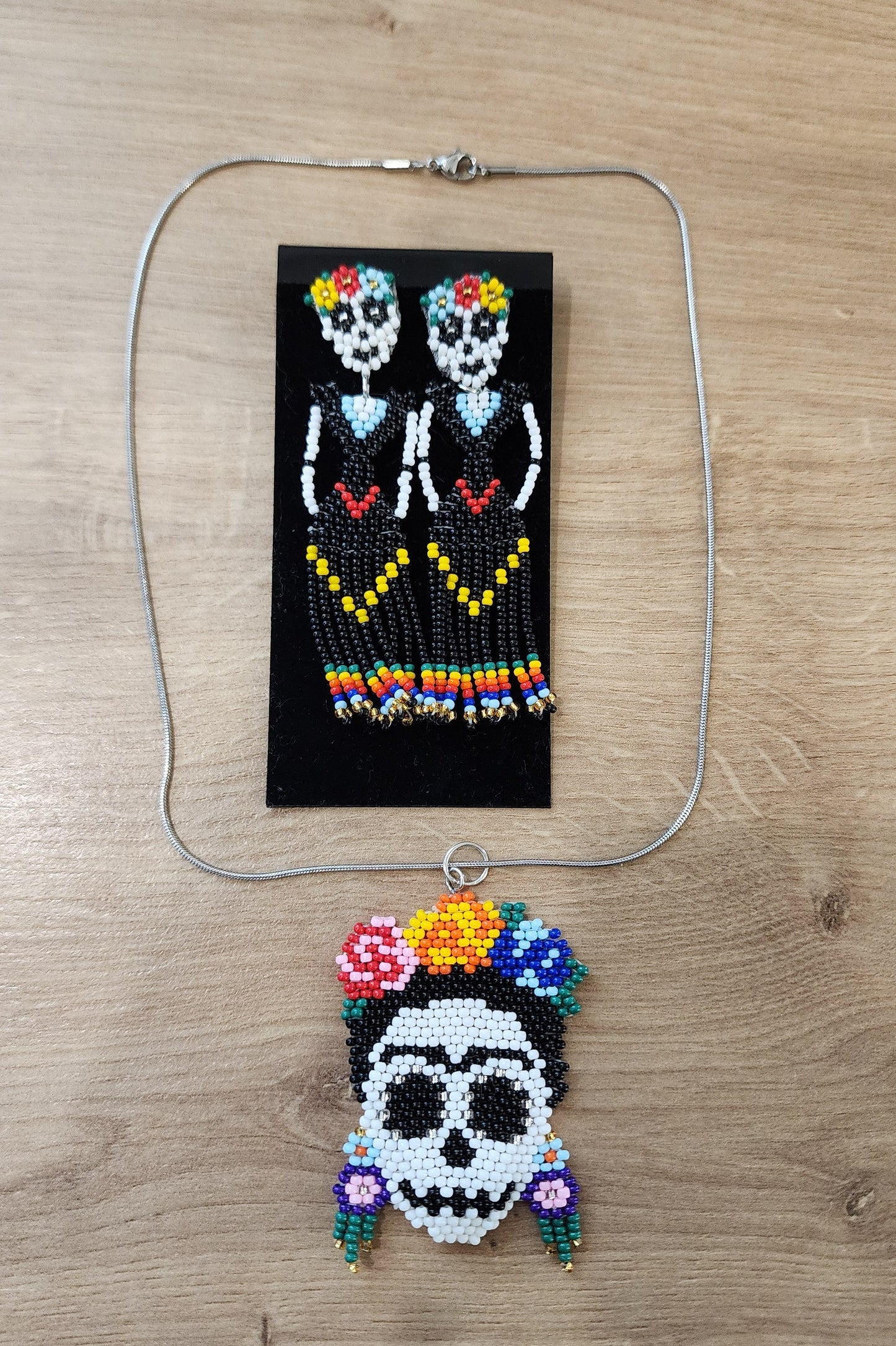 Día de los Muertos Calavera Skull Earrings
