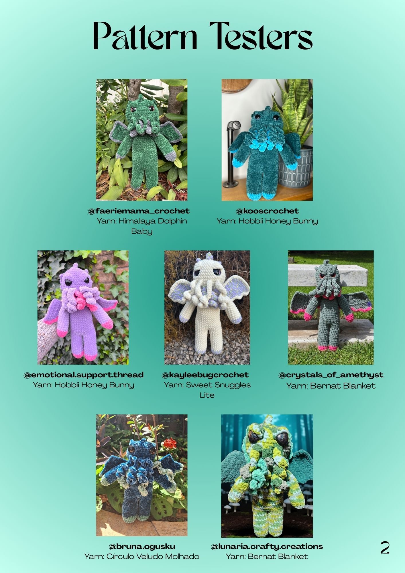 Cthulhu Crochet Pattern