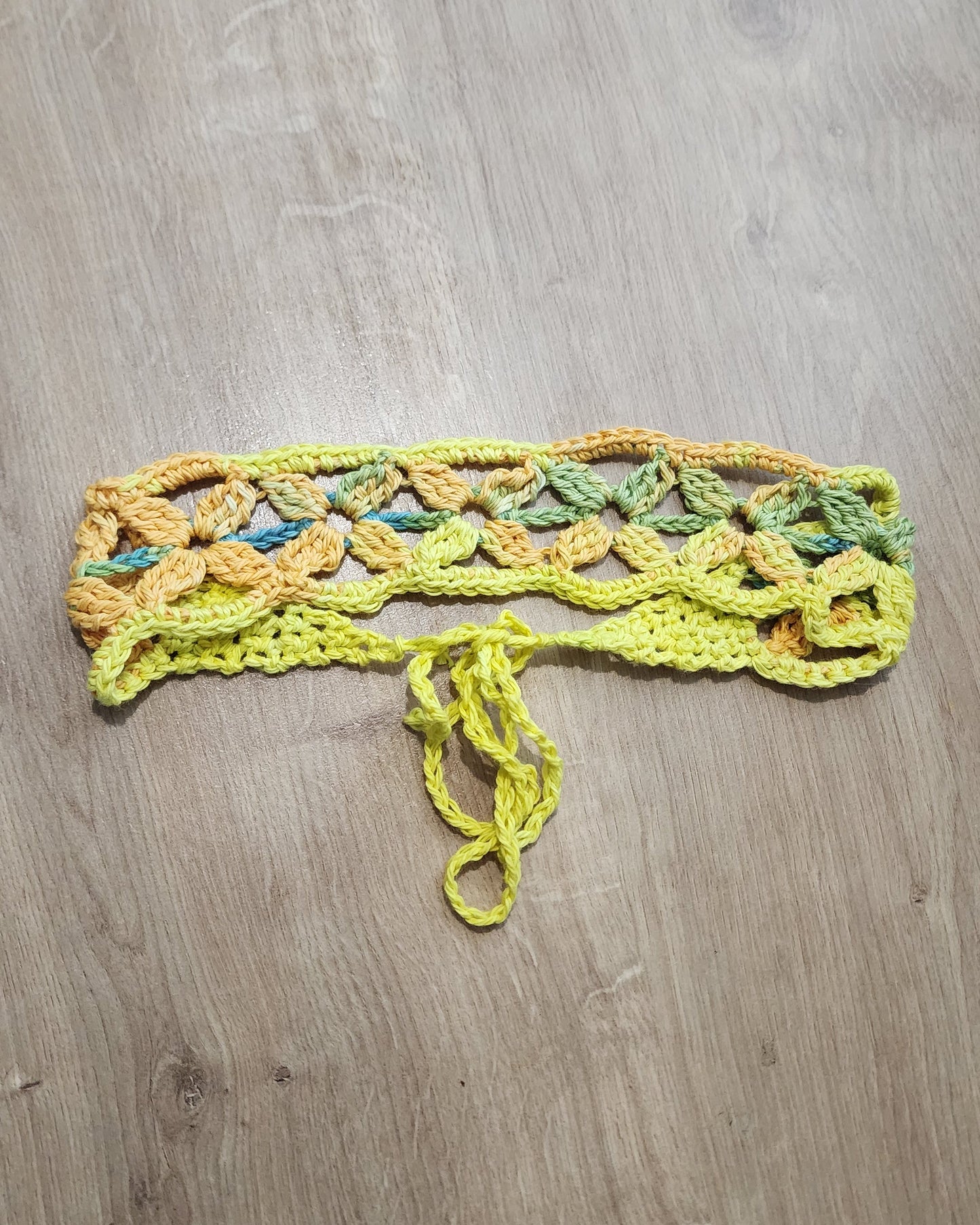 Yellow Flower Meadow Headband