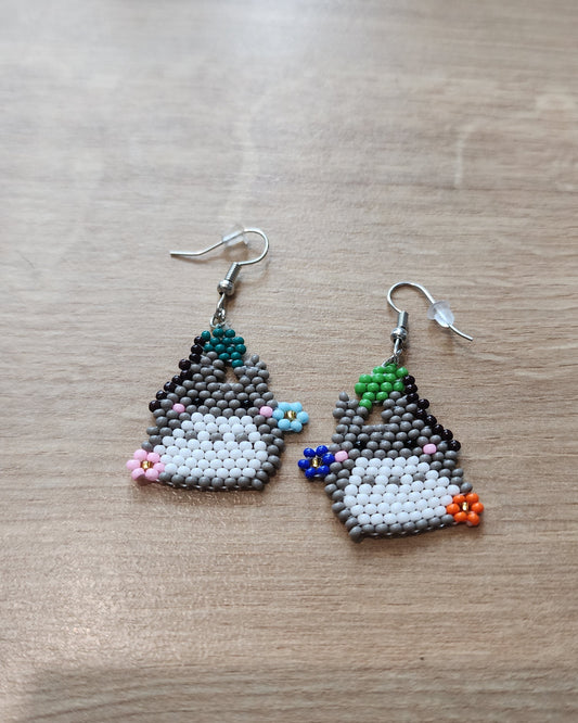 Forest Spirit Flower Earrings